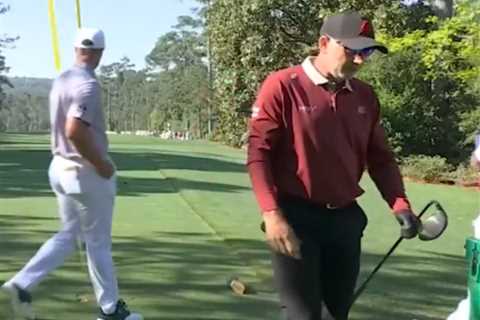 Sergio Garcia destroys driver, gets warning in wild Masters meltdown