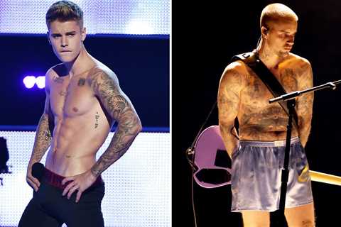 Justin Bieber Undies On Stage -- Good Genes or Good Docs?!