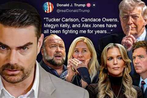 Trump Goes Scorched Earth on Tucker, Megyn Kelly, and Alex Jones