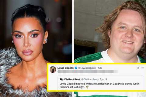Lewis Capaldi Had The Perfect Response After He Was Romantically Linked To Kim Kardashian — And How ..