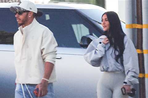 Kim Kardashian and Lewis Hamilton Go Rug Shopping in L.A., See Pics