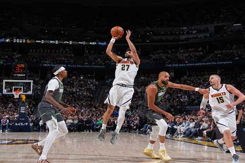 Nuggets overcome sluggish start in Game 1 victory over Timberwolves