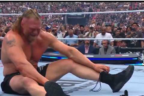 Brock Lesnar appears to stunningly retire from WWE after WrestleMania 42 loss