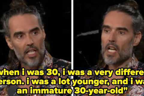Russell Brand Recalled Sleeping With A 16-Year-Old When He Was 30 As He Described His Past Sexual..