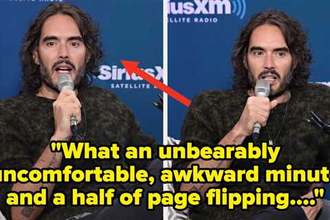 Russell Brand Tried To Quote A Bible Verse During This Interview, And It Went Exactly How You'd..