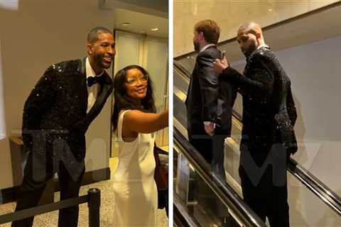 Tristan Thompson Takes Photos With Fans Before White House Correspondents Dinner