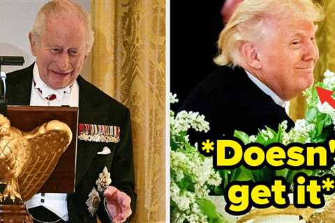 People Are Convinced These 3 Jokes King Charles Made Went RIGHT Over Trump's Head