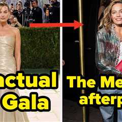 Here’s How Dramatically Different Everyone Dressed At The Met Gala Afterparties Vs. The Actual Met..