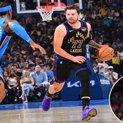 Lakers star Luka Doncic out Game 1 vs. Thunder