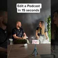 How to edit a podcast in 15 seconds | Fast podcast editing with Detail app
