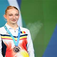 Olympic gymnast who took bronze from Jordan Chiles slapped with doping violation, suspension