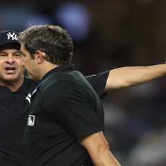 Aaron Boone ejected in fiery scene after controversial call with ‘savages in the f–king box’ umpire