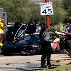 Video shows dazed ex-MLB star Trevor Bauer climb out of $600K McLaren after nasty crash: ‘Dude,..