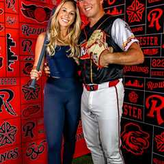 Golf influencer shares emotional video watching fiancé’s MLB debut from ‘work trip’