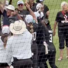 Texas Tech-Florida softball series gets insanely heated — with former NBA star and his daughter in..