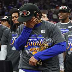 Leon Rose breaks down in tears as Knicks make NBA Finals