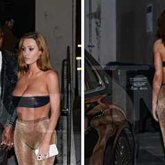 Kanye West and Bianca Censori Make a Splash Leaving Improv in L.A.