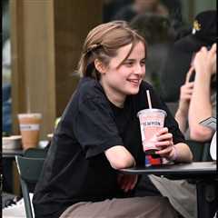 Brad Pitt & Angelina Jolie's Daughter Vivienne Enjoys Outing With Pal