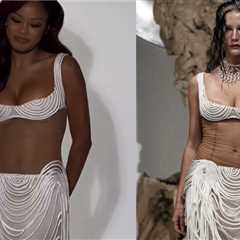 Ciara Miller Wore a Dipetsa SS26 Rope Fringe Look at the Summer House Reunion