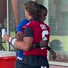Jaxson Dart And Abdul Carter Hug It Out After Donald Trump Drama