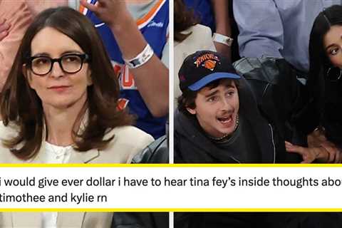 People Are Losing It Over This Awkward Pic Of Timothée Chalamet “Manspreading” Next To Tina Fey,..