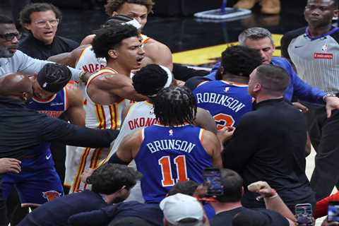 Mitchell Robinson avoids suspension after heated Hawks scuffle in Knicks sigh of relief