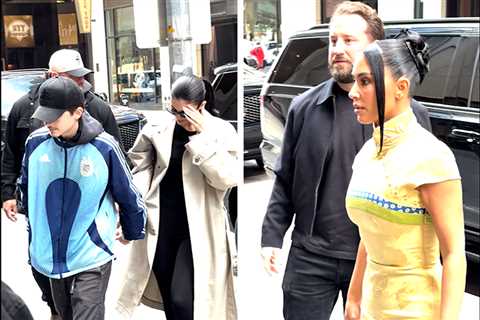 Kylie Jenner and Timothée Chalamet Watch Broadway Show with Kris and Kim