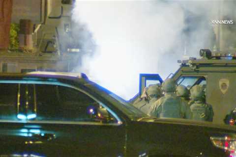 Beverly Hills Standoff Ends After Suspect Releases Hostage, SWAT Team Swoops In, on Video