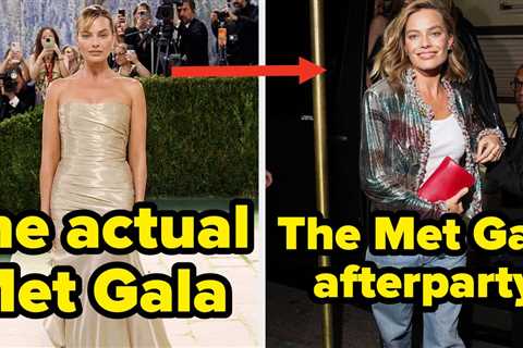 Here’s How Dramatically Different Everyone Dressed At The Met Gala Afterparties Vs. The Actual Met..