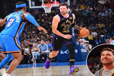 Lakers star Luka Doncic out Game 1 vs. Thunder