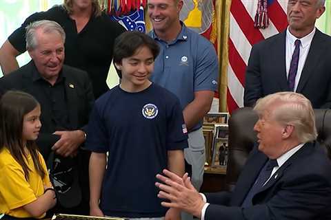 Donald Trump Tells Little Girl She's Too Short to Pursue Volleyball, on Video