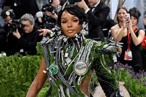 Janelle Monáe’s Stunning Meta Gala 2026 Look Combines Nature & Tech in Custom Christian Siriano
