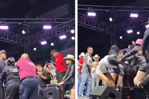 Rival Female Dance Crews Escalate Into Full Brawl on Concert Stage, on Video