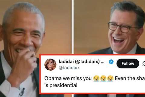 Is That An Endorsement?: Barack Obama Had The Best Response To Stephen Colbert Asking If He Should..