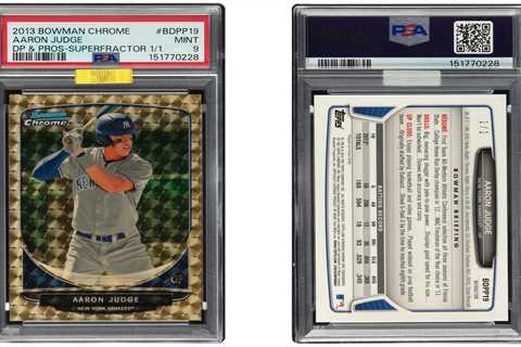 All rise: Rare Aaron Judge baseball card sells for close to $1M at auction