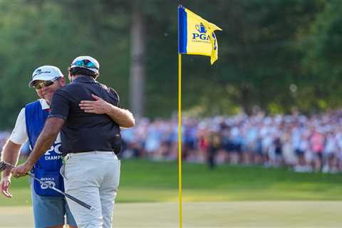 Aaron Rai wins PGA Championship with help from wild putt for first major title in stunner