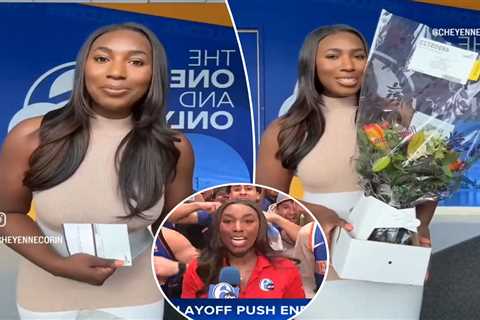 Knicks fans send flowers with cheeky message to viral Philly reporter who they bombarded on live TV
