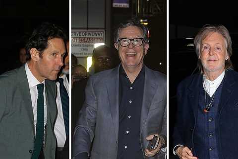 Stephen Colbert Parties With A-List Pals For 'Late Show' After-Party In NYC