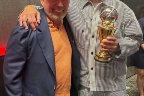 Fat Joe celebrates Knicks’ NBA Finals berth with James Dolan after Cavaliers ticket controversy