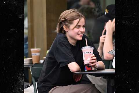 Brad Pitt & Angelina Jolie's Daughter Vivienne Enjoys Outing With Pal