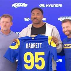 Myles Garrett reveals what it took to get No. 95 from Rams teammate: ‘More than a couple’ bucks