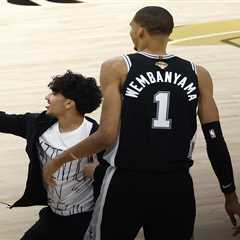 Court-storming fan arrested, ‘second individual’ banned for life after NBA Finals selfie
