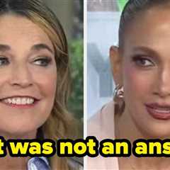 Jennifer Lopez Absolutely Shut Down Savannah Guthrie For Questioning Her About Dating This 1 Actor