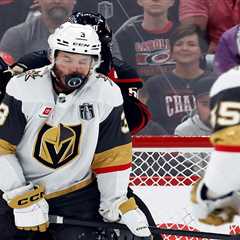 Golden Knights’ Brayden McNabb taken to hospital in scary Stanley Cup scene