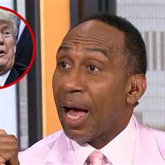 Stephen A. Smith Says President Trump Has No Business Attending NBA Finals
