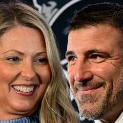Mike Vrabel and Wife, Jen, All Smiles For Son's Engagement Photos