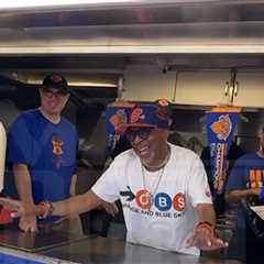Spike Lee Surprises Fans, Pulls Up To Iconic Streetball Court W/ Knicks Swag