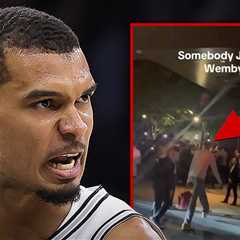 Knicks Fans Throw Objects At Victor Wembanyama After Epic Collapse