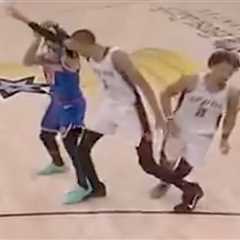 Jalen Brunson furious as refs miss dangerous Victor Wembanyama foul in Game 5