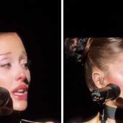 Ariana Grande Breaks Down in Tears Onstage During L.A. Concert